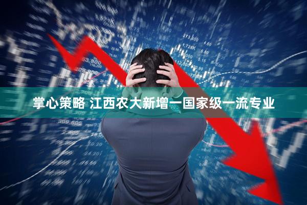 掌心策略 江西农大新增一国家级一流专业