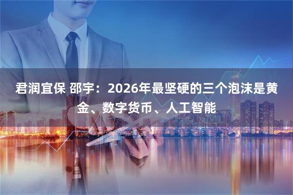 君润宜保 邵宇：2026年最坚硬的三个泡沫是黄金、数字货币、人工智能